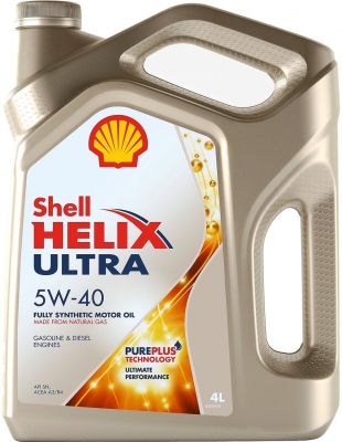Моторное масло Shell Helix Ultra 5W-40, 4л