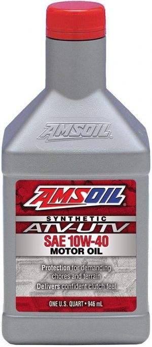 Масло моторное AMSOIL SYNTHETIC ATV/UTV MOTOR OIL SAE 10W-40 (0,946л)