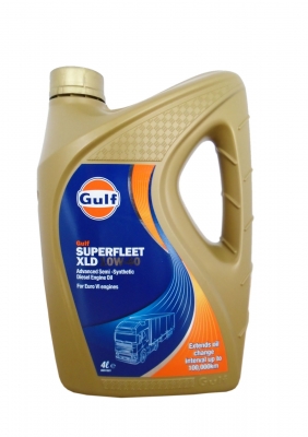 Моторное масло Gulf Superfleet XLD 10W-40, 4л