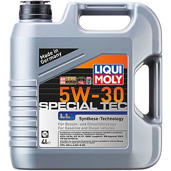 Моторное масло LIQUI MOLY Special Tec LL 5W-30, 4л