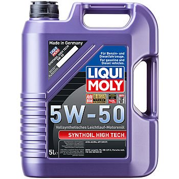 Моторное масло LIQUI MOLY Synthoil High Tech 5W-50, 5л