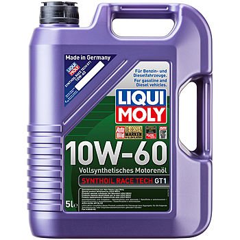 Моторное масло LIQUI MOLY Synthoil Race Tech GT1 10W-60, 5л