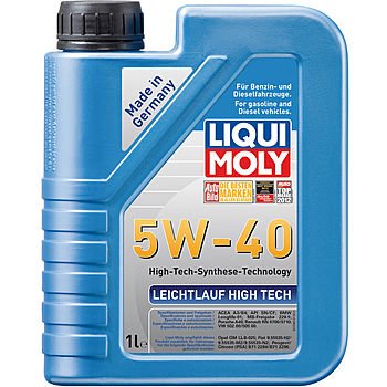 Моторное масло LIQUI MOLY Leichtlauf High Tech 5W-40, 1л