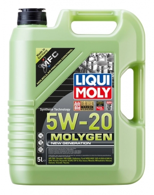 Моторное масло LIQUI MOLY Molygen New Generation 5W-20, 5л