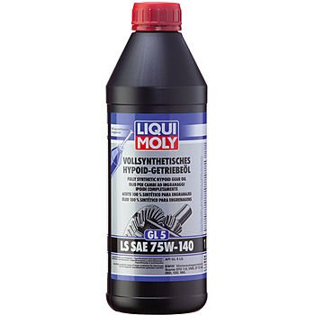Масло трансмиссионное LIQUI MOLY Vollsynthetisches Hypoid-Getriebeoil LS 75W-140 (1л)