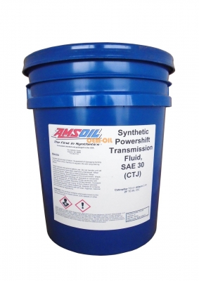 Масло трансмиссионное AMSOIL Synthetic Powershift Transmission Fluid SAE 30W (18,9л)