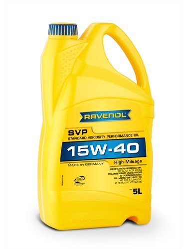 Моторное масло RAVENOL SVP Stand.Viscos.Perform.Oil SAE 15W-40, 5л