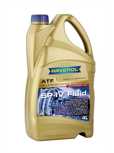 Масло трансмиссионное RAVENOL ATF SP-IV Fluid  (4л) new