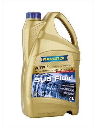 Масло трансмиссионное RAVENOL ATF SU5 Fluid, 4л