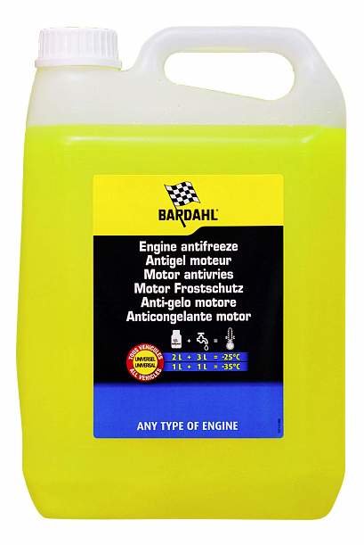 Антифриз BARDAHL 7111 концентрат жёлтый (5л)