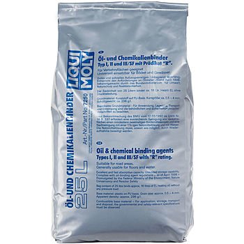 LIQUI MOLY Сорбент для сбора нефтепродуктов Oilbinder pur-granulat (25л)