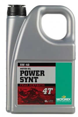 Масло моторное MOTOREX Power Synt 4Т SAE 5W-40, 4л