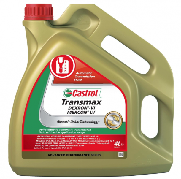 Трансмиссионное масло Castrol Transmax DEXRON-VI MERCON LV, 4л