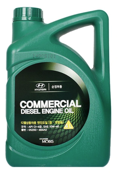 Моторное масло Hyundai Commercial Diesel 10W-40 CI-4, 4л