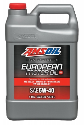 Моторное масло AMSOIL European Car Formula SAE 5W-40 Improved ESP Synthetic Motor Oil, 3.78л