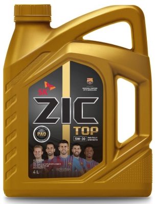 Моторное масло ZIC TOP 5W-30 API SL/CF, 4л