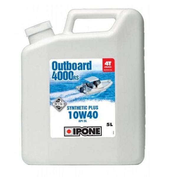 Моторное масло IPONE OUTBOARD 4000 RS 4T 10W-40 SL, 5л