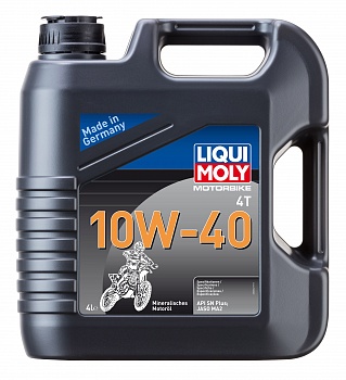 Моторное масло LIQUI MOLY Motorbike 4T Basic Offroad 10W-40, 4л