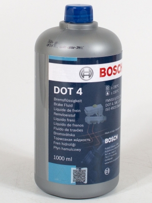 Тормозная жидкость Bosch DOT-4, 1л