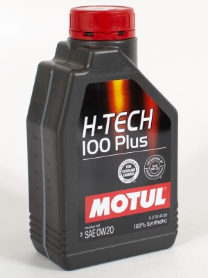 Моторное масло Motul H-Tech 100 PLUS 0W-20 SP, 1л